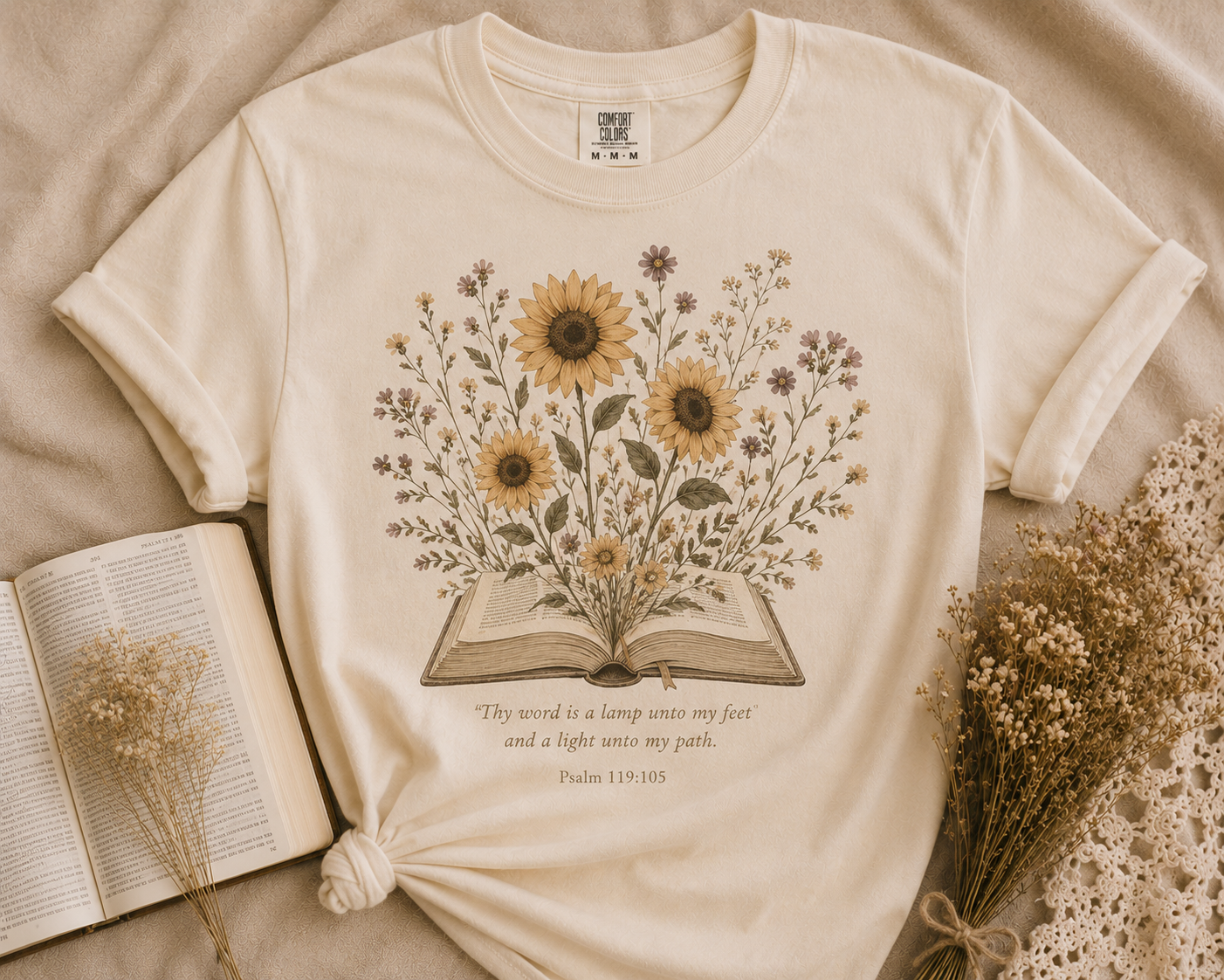 Floral Bible Tee