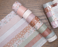 Fun Floral Washi Tape - pack of 10