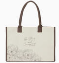 Strong & Courageous Josh. 1:9 Tote Bag